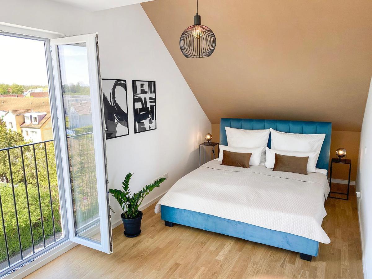 Modern & Stylisch - Penthouse-Feeling Nahe Flughafen Muenchen Lejlighed Freising Eksteriør billede