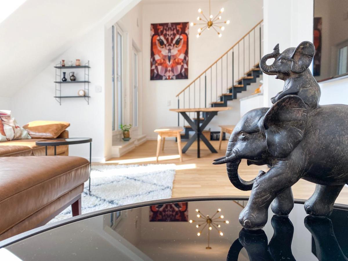 Modern & Stylisch - Penthouse-Feeling Nahe Flughafen Muenchen Lejlighed Freising Eksteriør billede