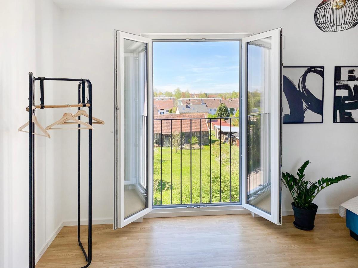 Modern & Stylisch - Penthouse-Feeling Nahe Flughafen Muenchen Lejlighed Freising Eksteriør billede
