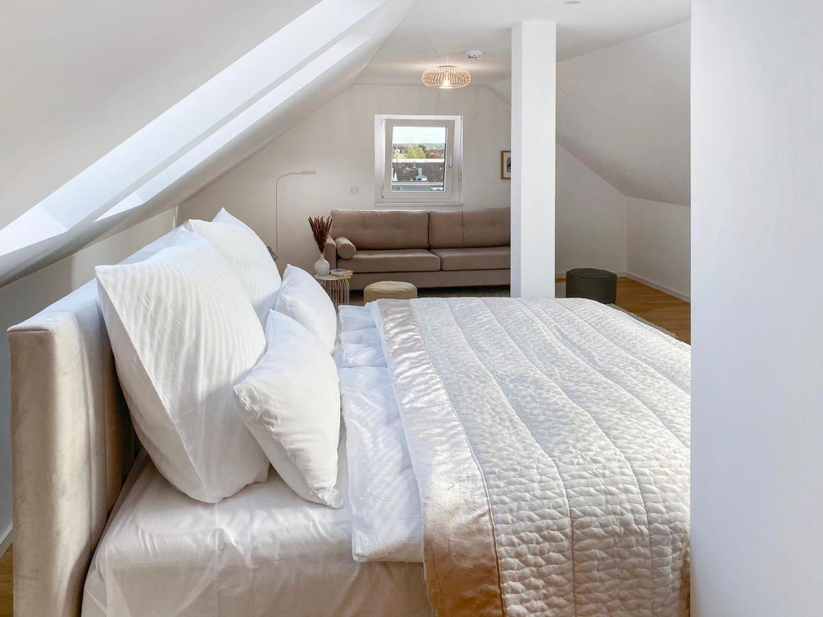 Modern & Stylisch - Penthouse-Feeling Nahe Flughafen Muenchen Lejlighed Freising Eksteriør billede