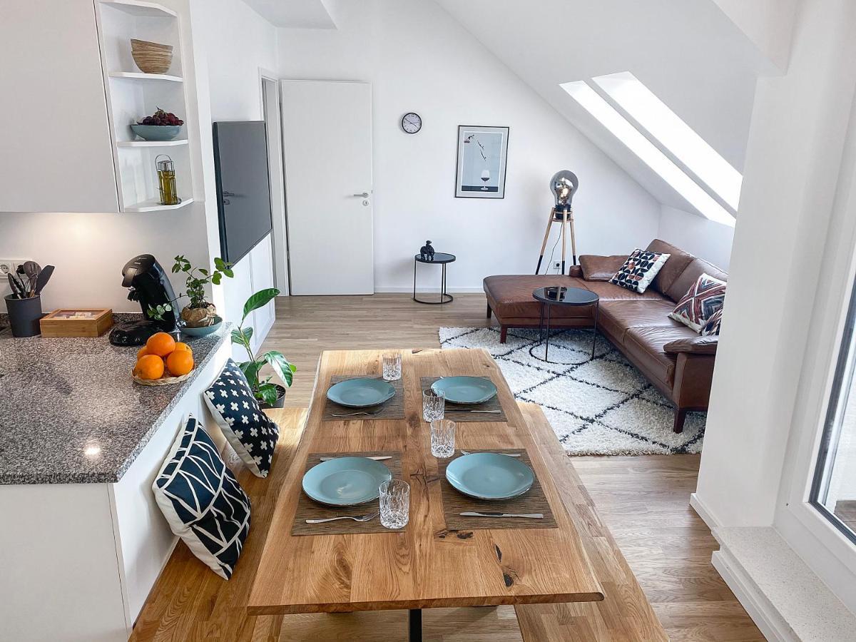 Modern & Stylisch - Penthouse-Feeling Nahe Flughafen Muenchen Lejlighed Freising Eksteriør billede